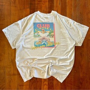 Vintage Camel Cigarettes Club Camel ‘90s Double Sided Graphic Pocket T-shirt L